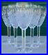 Vtg Waterford Crystal Castlemaine Glass Wine Champagne 7 3/8 Stem Flute Set 6