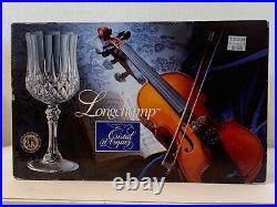 Vtg Wine Glasses Set of 12 Cristal d'Arques Longchamp Crystal France withBoxes Vtg Wine Glasses Set of 12 Cristal d'Arques Longchamp Crystal France withBoxes