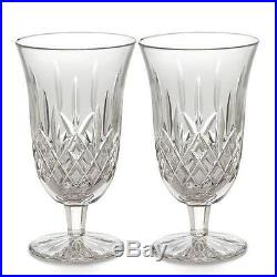 WATERFORD #154039 LISMORE ICED BEVERAGE GLASS PAIR BRAND NIB CRYSTAL SET OF 2 FS