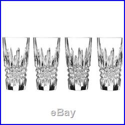 WATERFORD #160708 LISMORE DIAMOND SHOT GLASSES SET OF 4 BNIB CRYSTAL BARWARE F/S