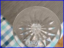 WATERFORD ARAGLIN CRYSTAL SET OF 4 WINE GLASSES 7 1/8 Excellent Used Condition