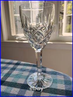 WATERFORD ARAGLIN CRYSTAL SET OF 4 WINE GLASSES 7 1/8 Excellent Used Condition