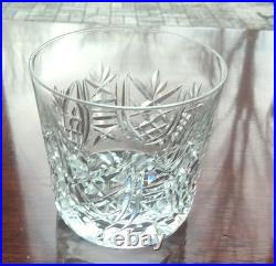WATERFORD CRYSTAL CLARE OLD FASHIONED GLASSES 3 3/8 IRELAND SET OF 5 po ec