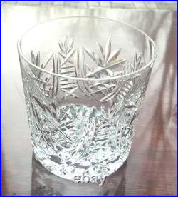 WATERFORD CRYSTAL CLARE OLD FASHIONED GLASSES 3 3/8 IRELAND SET OF 5 po ec