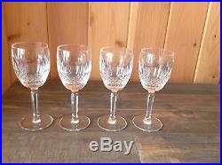 WATERFORD CRYSTAL COLLEEN TALL STEM 6½ WINE CLARETS/GLASSES Set of 6