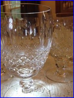 WATERFORD CRYSTAL COLLEEN WATER GOBLETS 8-oz (full set of 10)