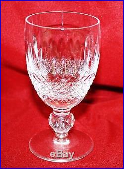 WATERFORD CRYSTAL COLLEEN WHITE WINE GOBLETS 4 1/2 Set of 12