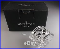 WATERFORD CRYSTAL LISMORE NAPKIN RING OVAL BOXED SET OF 2 PERFECT