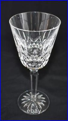 WATERFORD CRYSTAL Lismore 5-7/8 Claret Wine Glasses IRELAND 6pc Set Stamped WATERFORD CRYSTAL Lismore 5-7/8 Claret Wine Glasses IRELAND 6pc Set Stamped