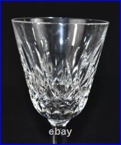 WATERFORD CRYSTAL Lismore 5-7/8 Claret Wine Glasses IRELAND 6pc Set Stamped WATERFORD CRYSTAL Lismore 5-7/8 Claret Wine Glasses IRELAND 6pc Set Stamped