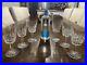 WATERFORD CRYSTAL Lismore 6-7/8 Water Goblet/Wine Glasses IRELAND set of 6 Nice