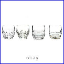 WATERFORD CRYSTAL Mixology Set of 4 Tumblers, Clear NEW (s) Whiskey Glasses