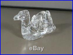 WATERFORD CRYSTAL NATIVITY SET SITTING CAMEL EXCELLENT (no box)