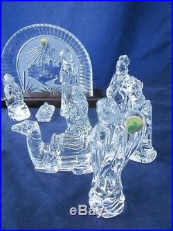 WATERFORD CRYSTAL Nativity 14 Piece Set EXCELLENT