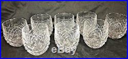 WATERFORD CRYSTAL Old Fashioned Powerscourt SET OF 8 TUMBLER
