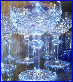 WATERFORD CRYSTAL POWERSCOURT CHAMPAGNE/TALL SHERBET 5 3/8 Set of 6 estate