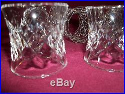 WATERFORD CRYSTAL SET OF 6 NAPKIN RINGS EXCELLENT CONDITION