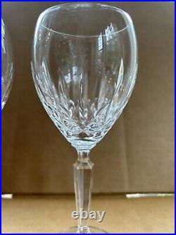 WATERFORD Crystal KILDARE Set Of 2 CLARET WINE GLASSES 7 SIGNED