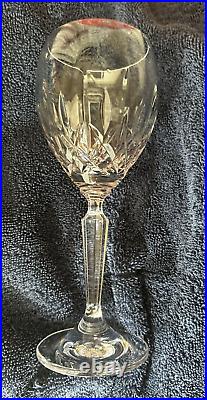 WATERFORD Crystal KILDARE Set Of 2 CLARET WINE GLASSES 7 SIGNED