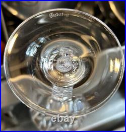 WATERFORD Crystal KILDARE Set Of 2 CLARET WINE GLASSES 7 SIGNED