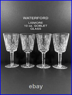 Waterford Crystal Lismore 6 7/8" Water Goblet NEW UNUSED Vintage Orig Sticker 