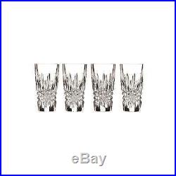 WATERFORD LISMORE DIAMOND SHOT GLASSES SET OF 4 BRAND NIB CRYSTAL #160708 SAVE$