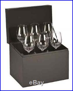 Waterford Lismore Essence Red Wine Goblet Deluxe Gift Box Set Of 6 Bnib #155950