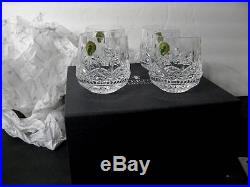 Waterford Lismore Set Of Four Roly Poly Crystal Tumblers Nib
