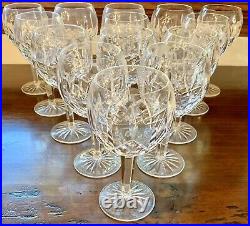 WATERFORD Lismore Balloon Wine Glass Set Of 14