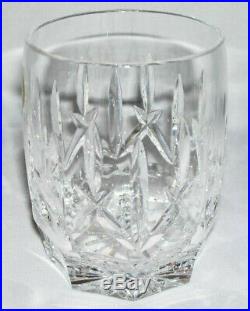 WATERFORDSet (4) 12 Oz Crystal DOUBLE OLD FASHIONED GLASS (Westhampton)Ireland