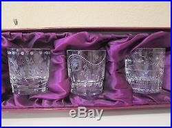 WILLIAM YEOWARD CRYSTAL LIQUEUR SELECTION SET OF 6 SHOT GLASS New in Box