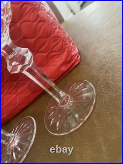 Wateford Irish Crystal Powerscourt Wine Hock Glass Set Of 4