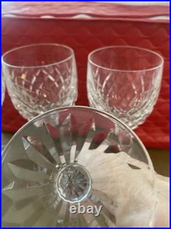 Wateford Irish Crystal Powerscourt Wine Hock Glass Set Of 4