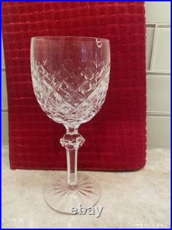Wateford Irish Crystal Powerscourt Wine Hock Glass Set Of 4