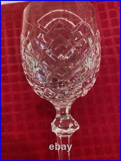 Wateford Irish Crystal Powerscourt Wine Hock Glass Set Of 4