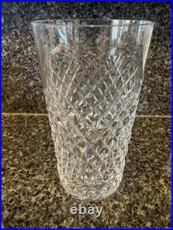 Waterford 5 5/8 Alana Crystal Highball Tumblers 12 oz Set of 6 Signed Ireland