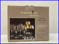 Waterford 723418 Sommelier Crystal Wine Glasses Set Of Six 6