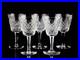 Waterford Alana Claret Wine Glasses Set of 5 Elegant Vintage Crystal Signed