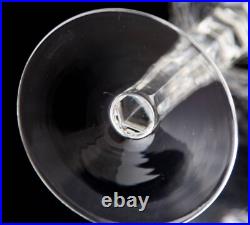 Waterford Alana Hock Wine Glasses Set of 6 Elegant Vintage Crystal Signed