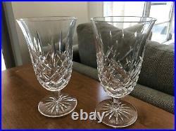 Waterford Araglin Footed Iced Beverage Glass 14 Oz Set Of 2