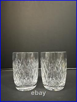 Waterford Boyne 12oz Tumblers 4.5 Old Fashioned Glasses Set Of 2