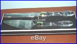 Waterford Bridal Cake and Knife Server 2 Piece Set Crystal/Stainless New $310