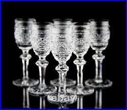 Waterford Castletown Cordial Glasses Set of 6 Elegant Vintage Crystal Signed