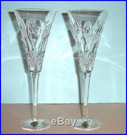 Waterford Celebration of Friendship Champagne Flutes SET/2 Ireland Limited New