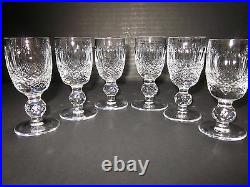 Waterford Colleen Crystal Cordial Glass Set of Six height 3 1/4 in