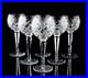 Waterford Comeragh Hock Wine Glasses Set of 6 Elegant Vintage Crystal Signed