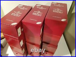 Waterford Crystal 12 Days of Christmas Champagne Flutes Full Set with Boxes