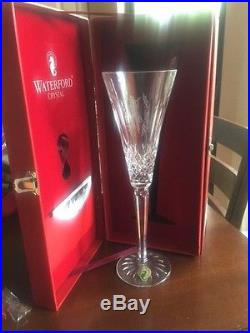 Waterford Crystal 12 Days of Christmas Flutes, Complete Set of 12 in cases