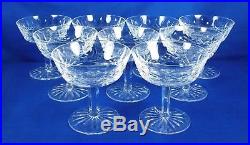 Waterford Crystal 4 1/8 Champagne/Tall Sherbet Glassware Set Of 9