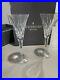 Waterford Crystal 9-1/4 Toasting Champagne Flutes Lismore Pattern set of 2